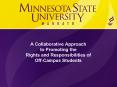 A Collaborative Approach to Promoting the Rights and Responsibilities of Off-Campus Students PowerPoint PPT Presentation