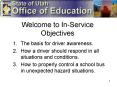 Welcome to InService Objectives PowerPoint PPT Presentation