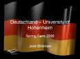 Deutschland University of Hohenheim PowerPoint PPT Presentation