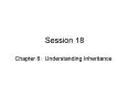 Chapter 8: Understanding Inheritance PowerPoint PPT Presentation