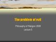The problem of evil PowerPoint PPT Presentation