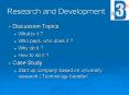 Research and Development PowerPoint PPT Presentation