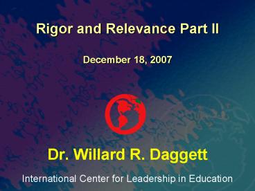 International Center for Leadership in Education