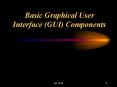Basic Graphical User Interface GUI Components PowerPoint PPT Presentation