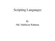 Scripting Languages