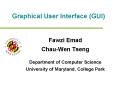 Graphical User Interface (GUI) PowerPoint PPT Presentation