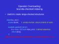 Operator Overloading: bounds-checked indexing PowerPoint PPT Presentation