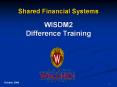 Shared Financial Systems WISDM2 Difference Training PowerPoint PPT Presentation