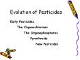 Evolution of Pesticides PowerPoint PPT Presentation