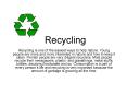 Recycling PowerPoint PPT Presentation