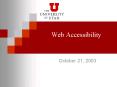 Web Accessibility PowerPoint PPT Presentation