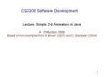 CS2200 Software Development PowerPoint PPT Presentation