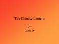 The Chinese Lantern PowerPoint PPT Presentation