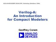 Verilog-A:%20An%20Introduction%20for%20Compact%20Modelers