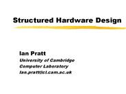 Structured Hardware Design