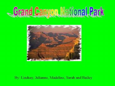 Grand Canyon National Park