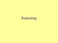 Reasoning PowerPoint PPT Presentation
