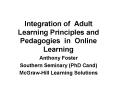 Integration of Adult Learning Principles and Pedagogies in Online Learning PowerPoint PPT Presentation