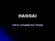 HAGGAI