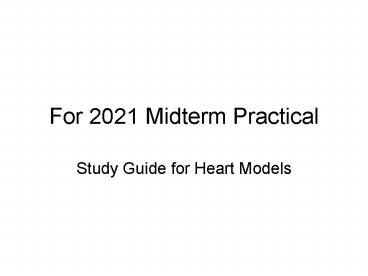 For 2021 Midterm Practical