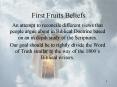 First Fruits Beliefs PowerPoint PPT Presentation