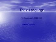 Tel-Aviv university 05-28, 2004