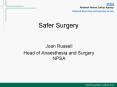 Safer Surgery PowerPoint PPT Presentation