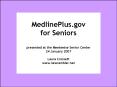 MedlinePlus'gov PowerPoint PPT Presentation