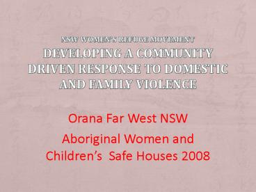 Orana Far West NSW