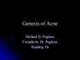 Genesis of Acne PowerPoint PPT Presentation