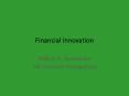 Financial Innovation PowerPoint PPT Presentation