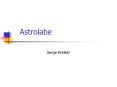 Astrolabe PowerPoint PPT Presentation