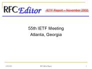 55th IETF Meeting