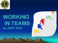 WORKING IN TEAMS by JUDY KHO PowerPoint PPT Presentation