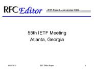 55th IETF Meeting