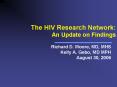 The HIV Research Network: An Update on Findings PowerPoint PPT Presentation