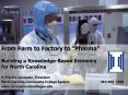 From Farm to Factory to Pharma Building a KnowledgeBased Economy for North Carolina PowerPoint PPT Presentation
