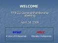 FFECC General Membership Meeting PowerPoint PPT Presentation