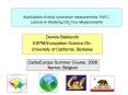 Applications of eddy covariance measurements, Part 2: Lecture on Modeling CO2 Flux Measurements PowerPoint PPT Presentation