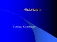 Historicism PowerPoint PPT Presentation