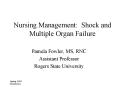 Nursing Management: Shock and Multiple Organ Failure PowerPoint PPT Presentation