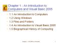 Chapter 1 - An Introduction to Computers and Visual Basic 2005 PowerPoint PPT Presentation