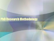 PhD Research Methodology