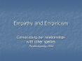 Empathy and Empiricism PowerPoint PPT Presentation