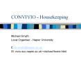 CONVIVIO%20-%20Housekeeping PowerPoint PPT Presentation