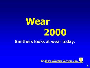 Wear 2000