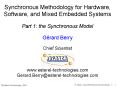 Synchronous Methodology for Hardware, Software, and Mixed Embedded Systems PowerPoint PPT Presentation