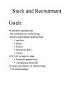 Stock and Recruitment PowerPoint PPT Presentation
