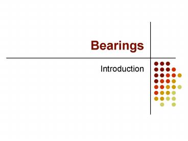 Bearings
