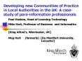 Developing new Communities of Practice in Local Authorities in the UK: A casestudy of parainformatio PowerPoint PPT Presentation